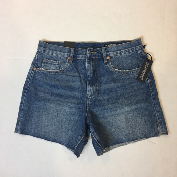 Blank Nyc Denim Mom Blue Jean Shorts The Perry 29 - Picture 1 of 5